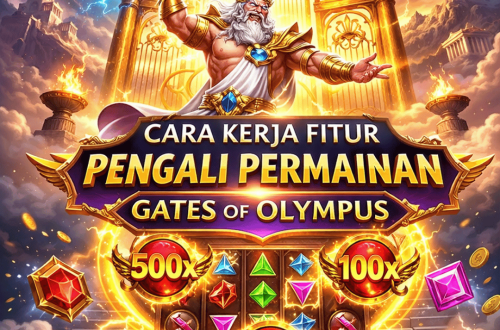 fitur pengali permainan Gates of Olympus