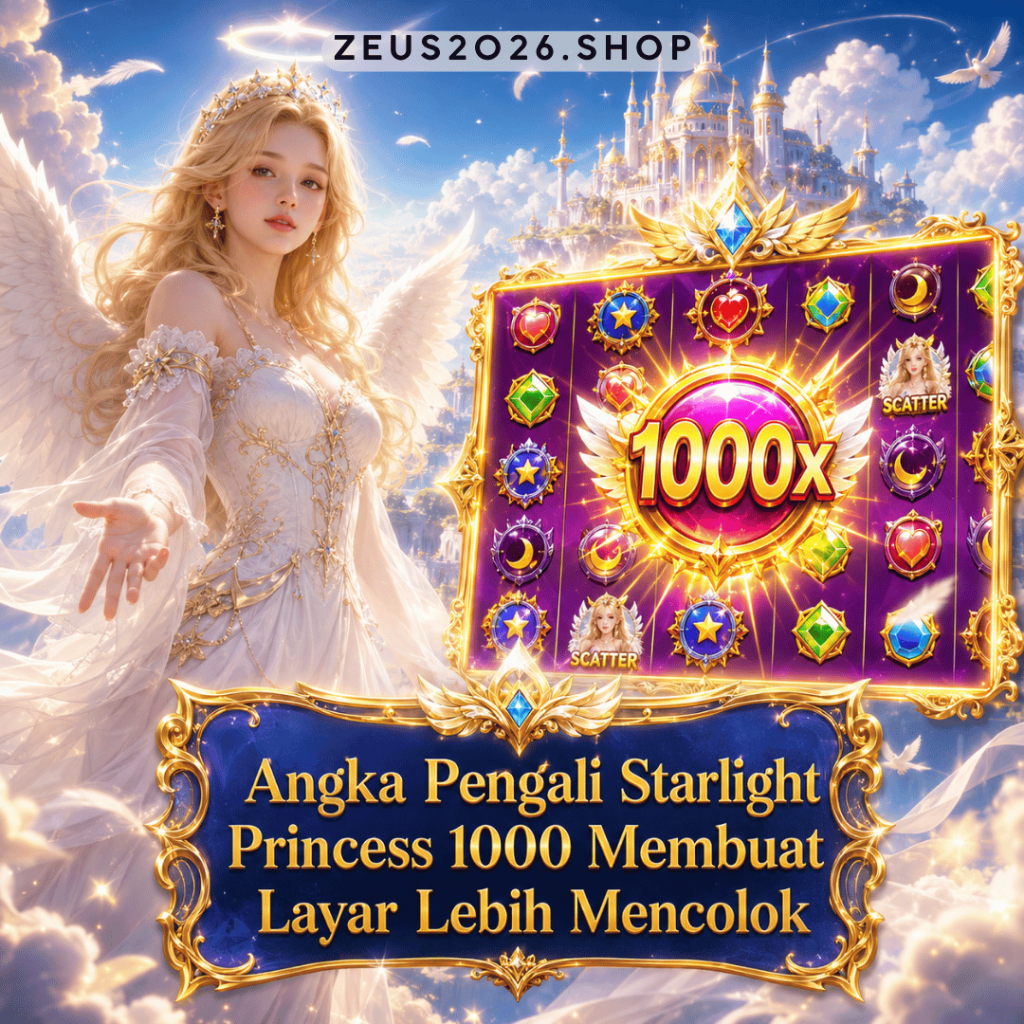 Angka Pengali Starlight Princess 1000 Membuat Layar Lebih Mencolok